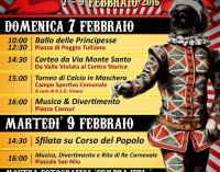 Il Carnevale a Grottaferrata si festeggia il 7 e il 9 febbraio