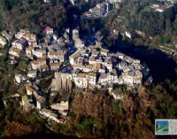 Mazzano e Calcata visti dal cielo