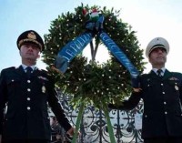 La polizia locale italiana manifesta a Roma il 13 maggio 2016