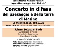 Concerto ambientalista per la difesa del paesaggio e la terra di Marino