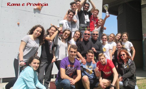 Albano: il Liceo Foscolo si laurea campione di arrampicata sportiva nei campionati studenteschi