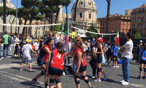 Polisportiva Borghesiana, il settore minivolley al memorial “Favaretto” ai Fori Imperiali