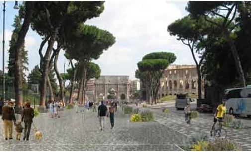 Legambiente, Colosseo libero dalle auto