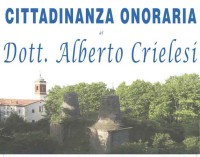 Albano – Conferita la cittadinanza onoraria ad Alberto Crielesi