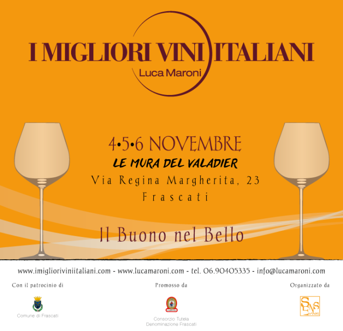 Frascati ‘Il buono (del vino) e il bello’ con Luca Maroni