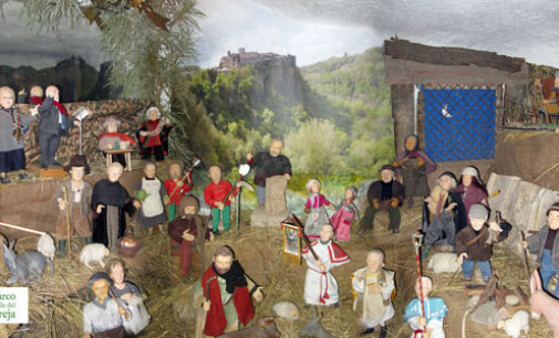 Il presepe di Marjicke a Calcata