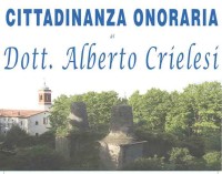 Albano, cerimonia di conferimento della cittadinanza onoraria al Dottor Alberto Crielesi