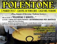 Castel di Tora apre le sue porte per celebrare il prelibato polentone