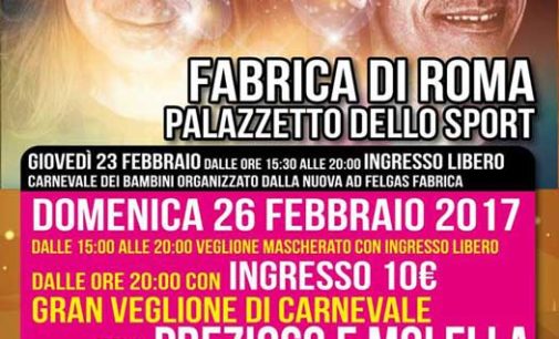 Prezioso e Molella protagonisti del Carnevale Fabrichese