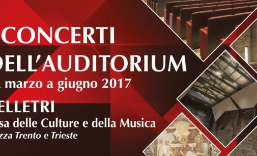 Velletri, I concerti dell’Auditorium