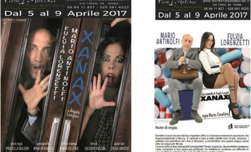Teatro Tirso de Molina – “XANAX” Con Mario Antinolfi e Fulvia Lorenzetti