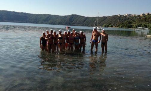 Tc New Country Club Frascati, il settore nuoto si allena al lago di Castel Gandolfo
