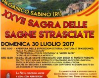 Sagne strasciate e delizie del territorio protagoniste a Paganico Sabino