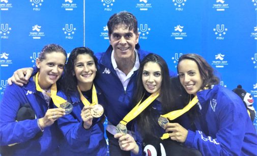 Frascati Scherma, ancora medaglie: De Costanzo e Palumbo oro a squadre alle Universiadi
