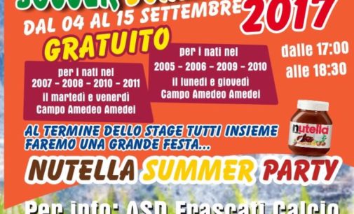 Scuola Calcio, al via il Summer Camp