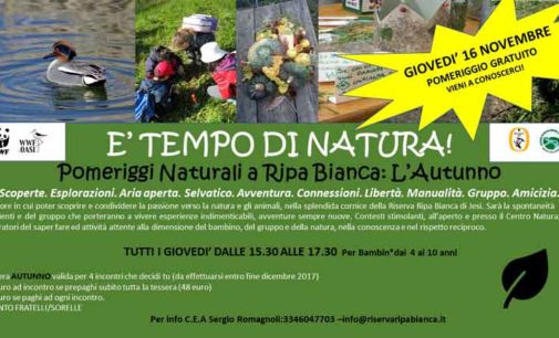 Pomeriggi naturali per bambini alla Riserva Ripa Bianca