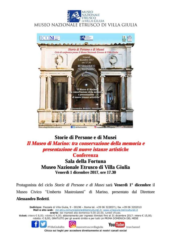 Il Museo Civico “U. Mastroianni” protagonista del ciclo “Storie Di Persone E Di Musei”