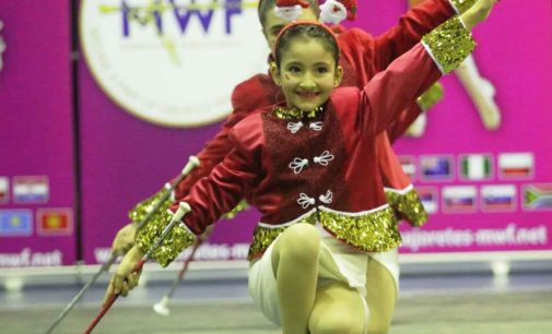 Frascati, il successo colorato e internazionale delle majorettes al Roma Christmas Magic