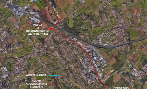 Iniziati ieri i lavori per il nuovo acquedotto di Frascati