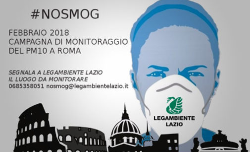 Parte #NoSmog, la nuova campagna di monitoraggio del PM10 a Roma