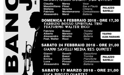 Albano Laziale, sabato 17 marzo ultimo appuntamento con Albano Jazz 2018