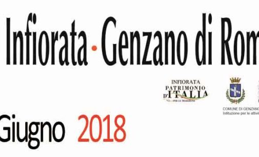 GENZANO – ESPOSTI I BOZZETTI DELLA TRADIZIONALE INFIORATA 2018