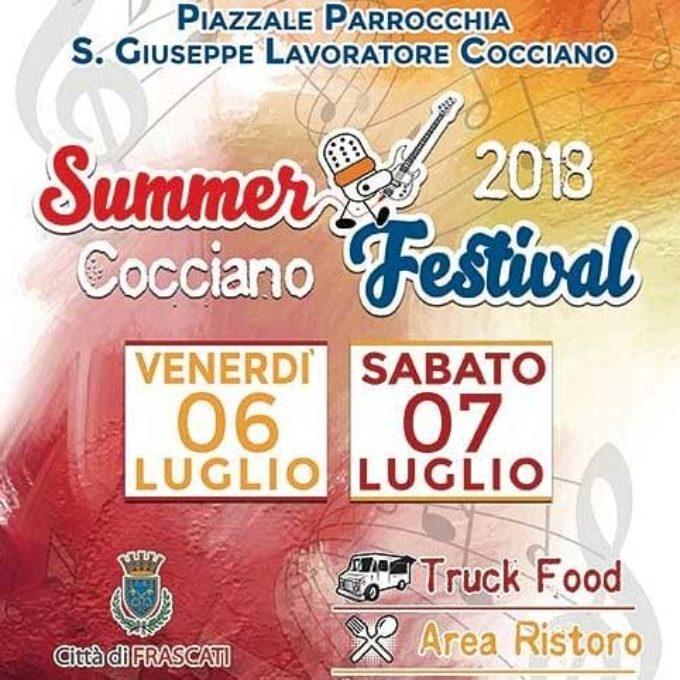 Il Cocciano Summer Festival torna il 6 e 7 luglio 2018