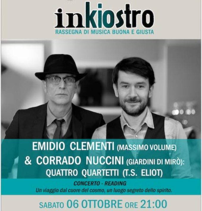 Inkiostro: Emidio Clementi & Corrado Nuccini a Cori