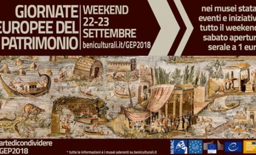 Giornate Europee del Patrimonio  “L’Arte di Condividere”