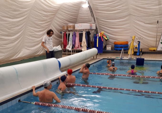 Tc New Country Club Frascati, Morgani e i corsi per adulti: «Il nuoto dà vantaggi impareggiabili»