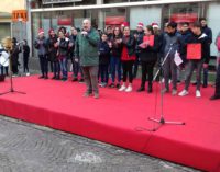 LA Clemente Cardinali in piazza per gli auguri di Natale