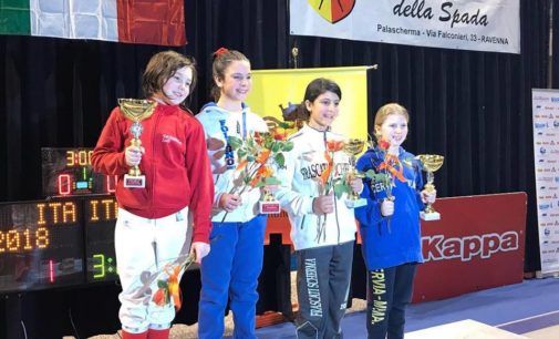 Frascati Scherma: la giovane spadista Amati terza a Ravenna, Nobiloni sul podio nel Trofeo Lazio