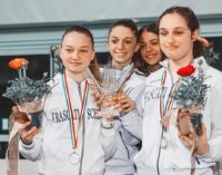 Frascati Scherma, la squadra Allieve-Ragazze vice campionessa d’Italia nel fioretto