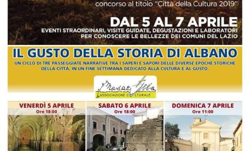 Il gusto della storia di Albano…