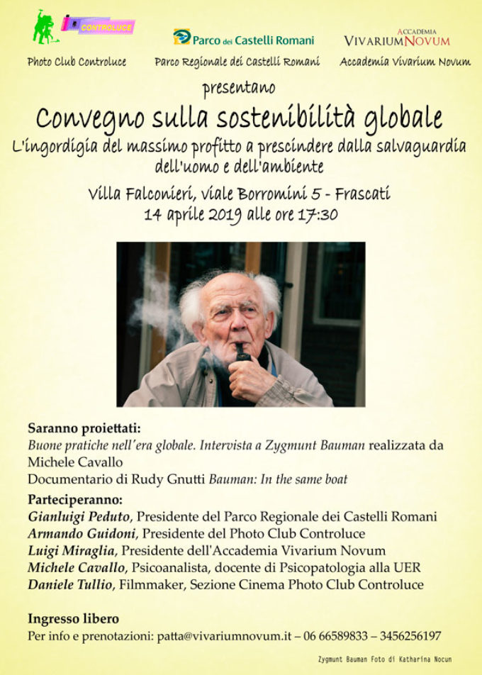Frascati – Convegno sulla sostenibilità globale