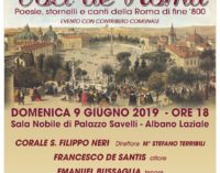 Albano Laziale, domenica 9 giugno le “Voci de’ Roma” a Palazzo Savelli