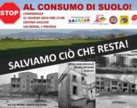 Pavona – “CONFERENZA SUL CONSUMO DEL SUOLO”