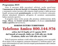 TORNA A MARINO LA 4^ EDIZIONE DI “ESTATE SOLIDALE”