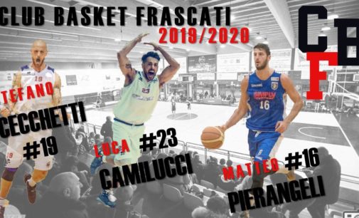 Club Basket Frascati, il presidente Monetti cala un tris di colpi per la serie C Gold maschile