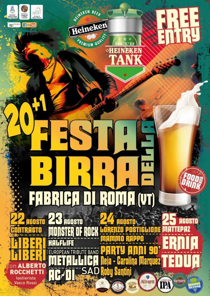 Fdb Festival a Fabrica, free entry per quattro serate  di grande musica