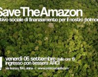 “Save the Amazon – Aperitivo di beneficenza pro Amazzonia”