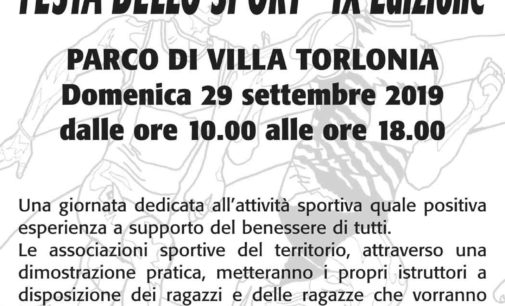 A Frascati torna la Festa dello Sport,  una vetrina per le associazioni sportive della Città