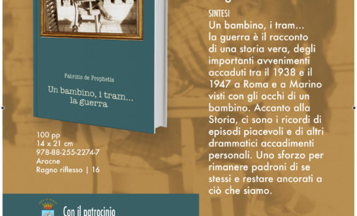 “Un bambino, i tram…la guerra” l’autore de Prophetis a Marino