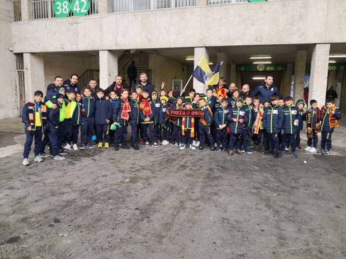 Football Club Frascati, quaranta bambini della Scuola calcio all’Olimpico per la partita della Roma