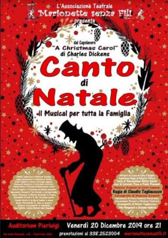 ll’ Auditorium Pierluigi di Palestrina – “CANTO DI NATALE – IL MUSICAL”