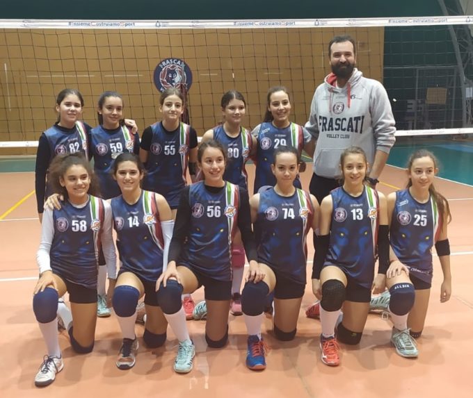 Volley Club Frascati, due gruppi Under 13 ai quarti. De Gregorio: “Crescita notevole delle ragazze”