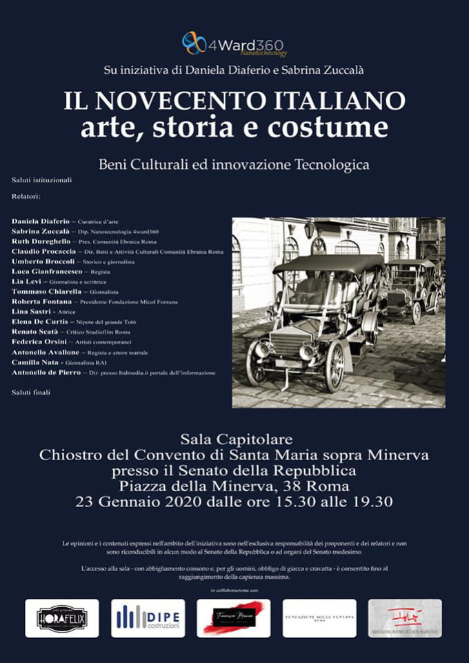 Il Novecento italiano: un viaggio virtuale   nell’arte , nella storia  e nel  costume