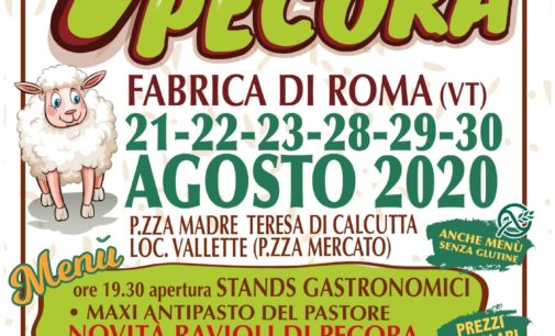 A Fabrica torna l’atteso appuntamento  con la Sagra della Pecora