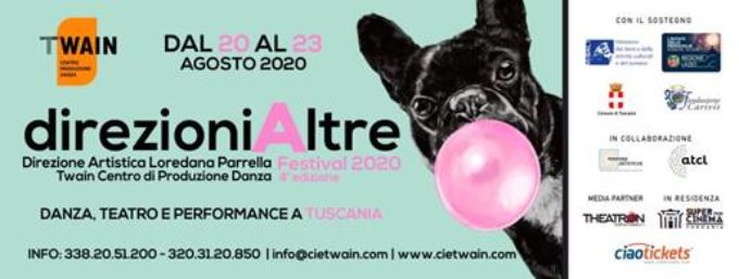 Twain CPD Regione Lazio – direzioniAltre Festival 2020: danza, teatro e performance a Tuscania