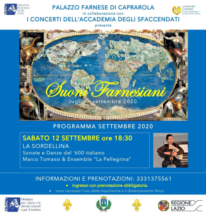 Sonate e Danze del ‘600 italiano al Palazzo Farnese di Caprarola
